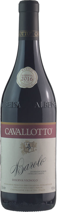 Barolo Riserva 'Vignolo', Cavallotto 2017