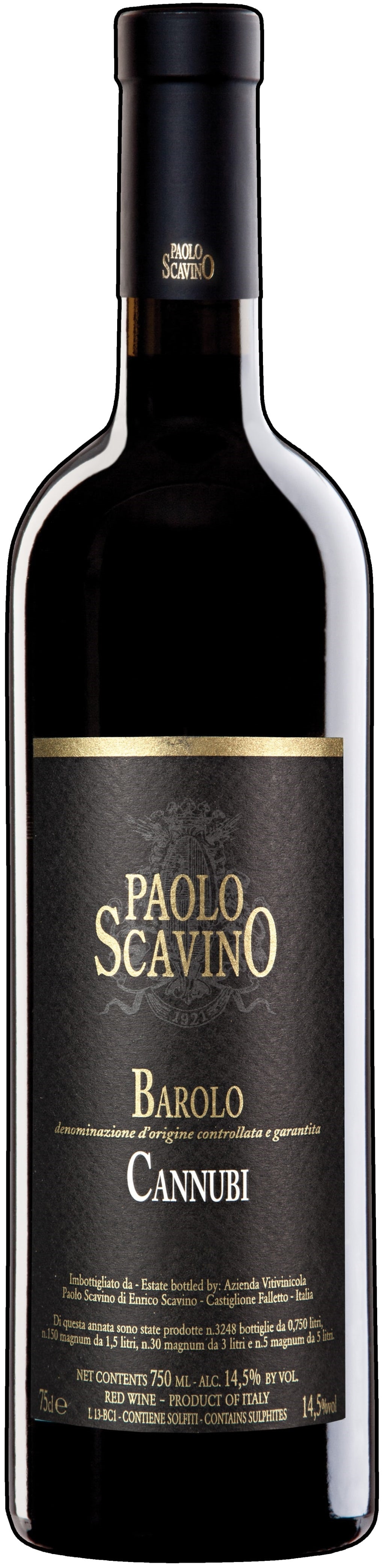 Barolo 'Cannubi', Paolo Scavino 2015