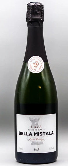 Bella Mistala Cava Cuvee Prestige Blanc De Blancs Brut Nv Organic