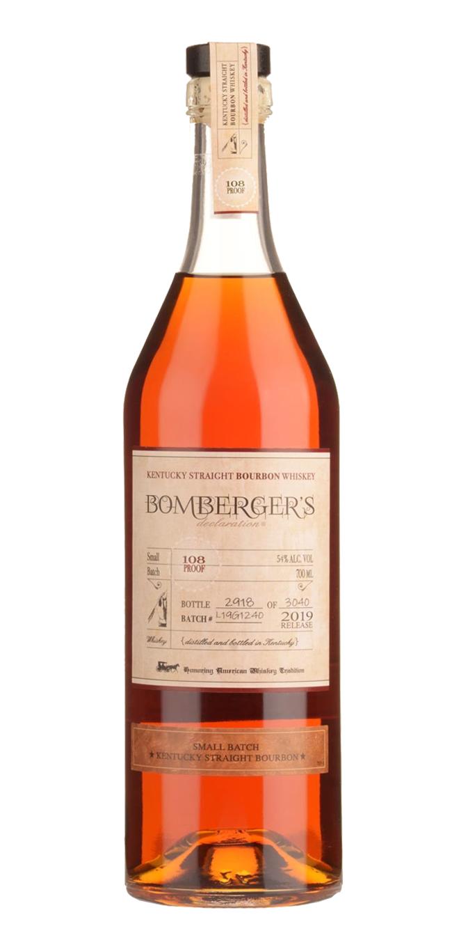 Bombergers Declaration Small Batch Bourbon 2022 Release