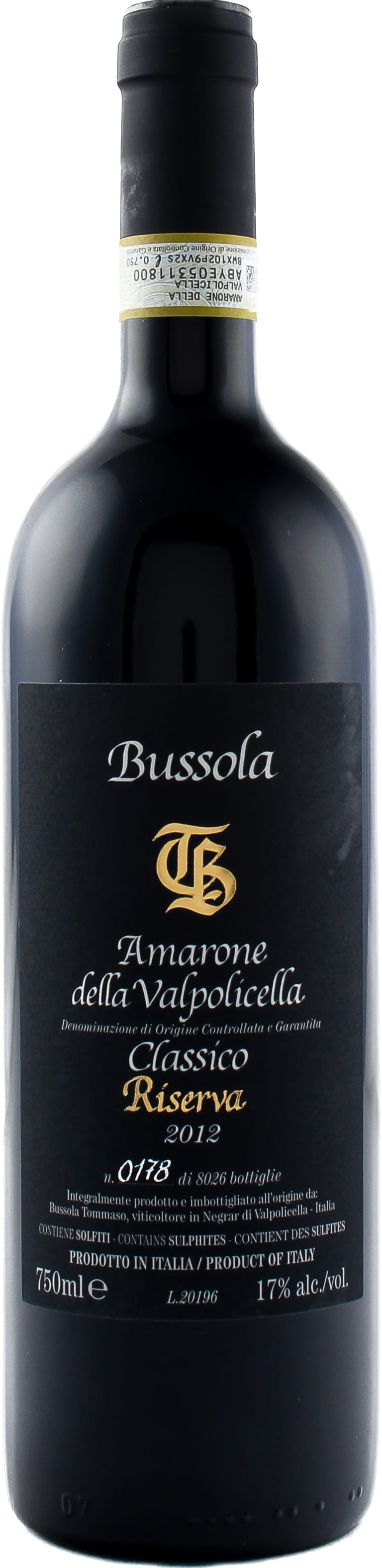 Bussola Amarone Classico Riserva 2012