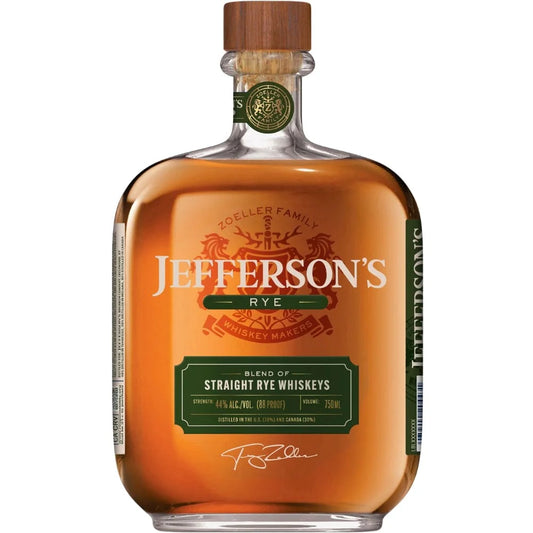 Jefferson's Rye Blend of Straight Rye Whiskeys