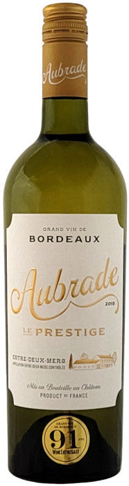 CHATEAU DE L' AUBRADE AUBRADE PRESTIGE BORDEAUX BLANC 2019 (Case only)