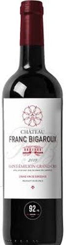 CHATEAU FRANC BIGAROUX SAINT EMILION GRAND CRU 2019 (Case only)