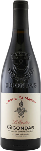 CROUS ST MARTIN CROUS ST MARTIN GIGONDAS 2019 (Case only)