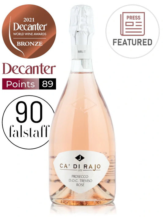 Ca’ di Rajo “Rosé Brut” Prosecco Treviso DOC Millesimato 2022