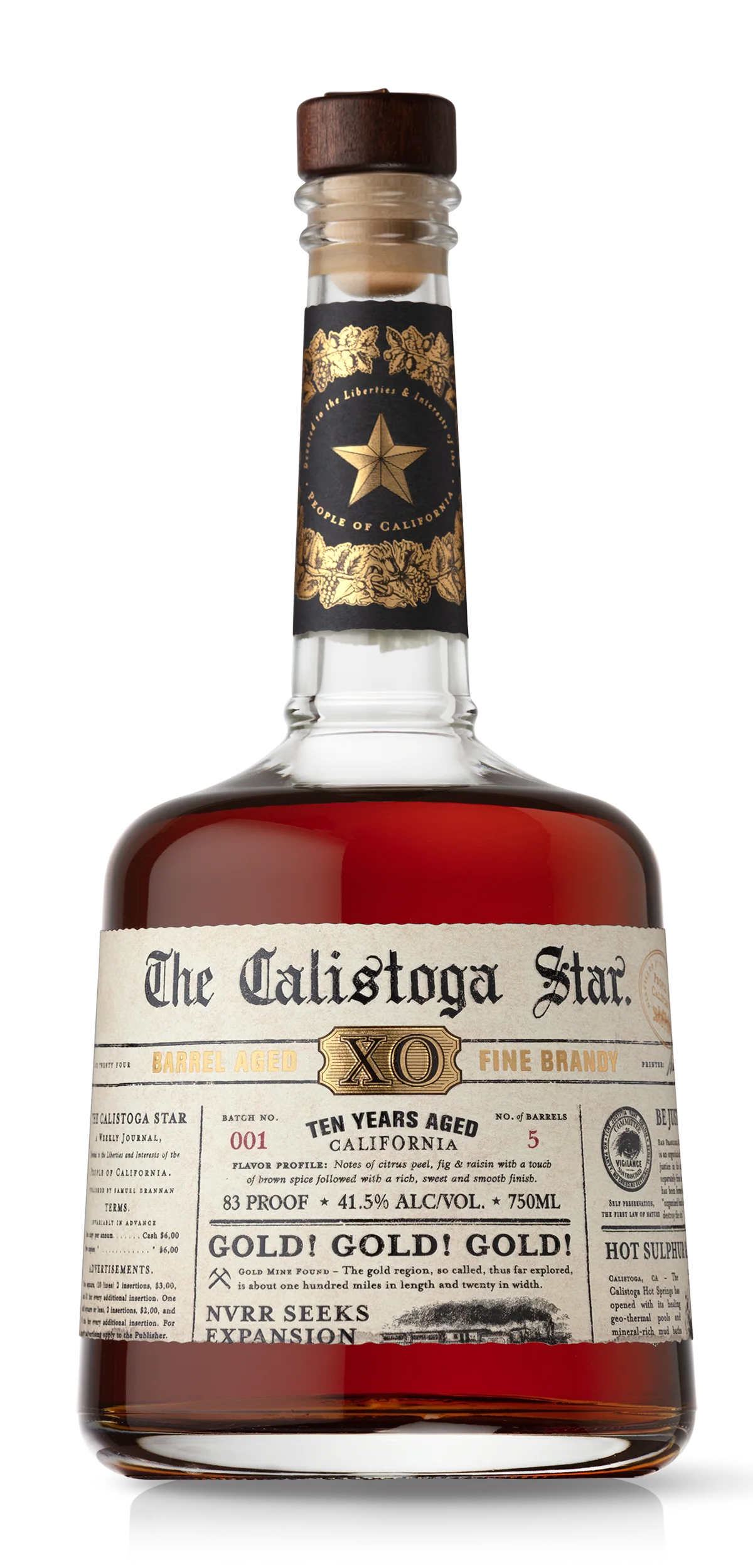 Calistoga Star Xo Brandy