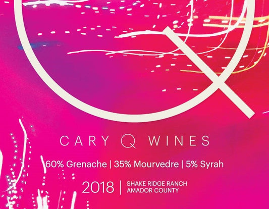 Cary Q "Based on a True Story" Amador County 2018 12x750ml 2018 (Case only)