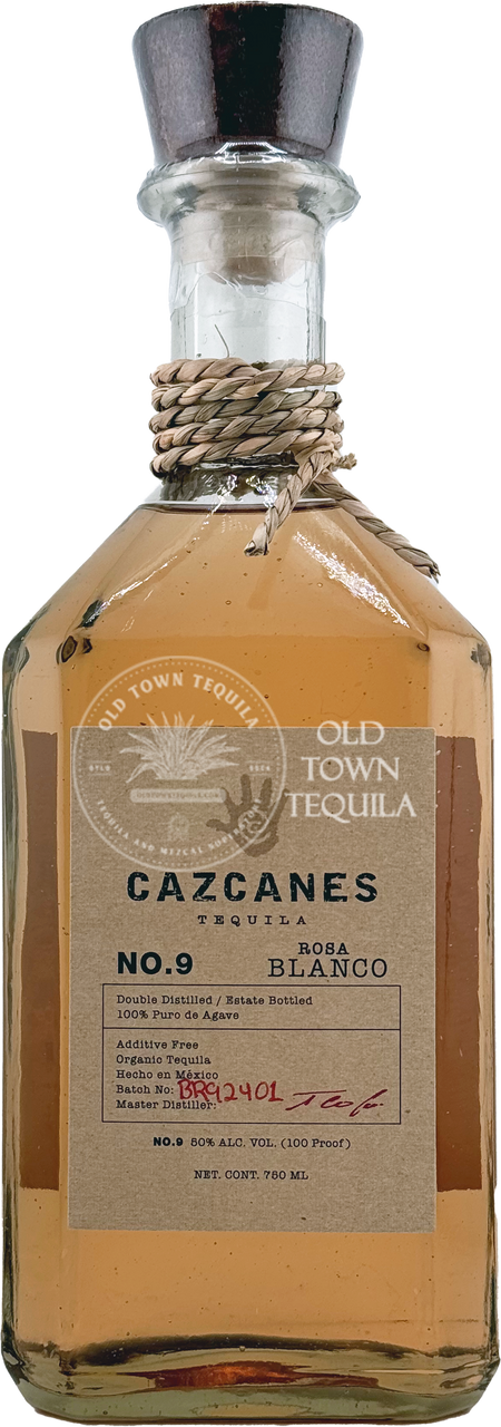 Cazcanes No.9 Rosa Blanco Tequila 100% Puro De Agave Limited Edition