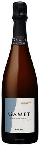Champagne "Rive Droite" Blanc des Noirs Brut, Gamet