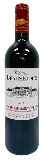 Chateau Beausejour Cuvee Sulfite Free Cabernet Franc 2018 12 2018 (Case only)