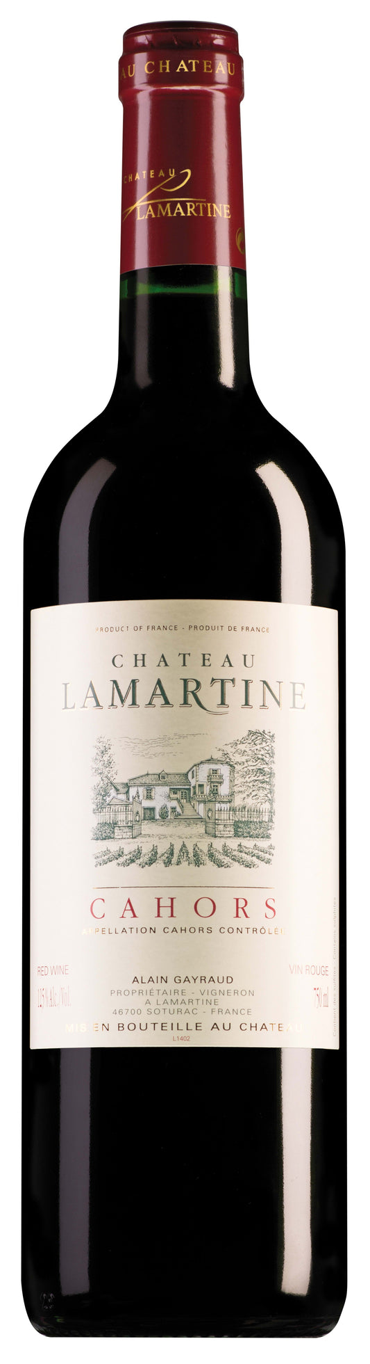 Chateau Lamartine Cahors 2016 24x375ml 2016 (Case only)