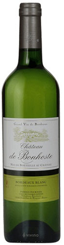 Chateau de Bonhoste (SlimKeg) Bordeaux Superieur Blanc 2020 2020 (Case only)
