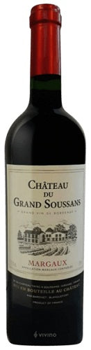 Château du Grand Soussans GRAND SOUSSANS 2019