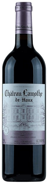 Chateau Lamothe de Haux Cadillac-Cotes de Bordeaux Rouge 2018