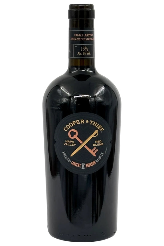 Cooper & Thief Finished In Larceny Bourbon Barrels Red Blend Napa Valley