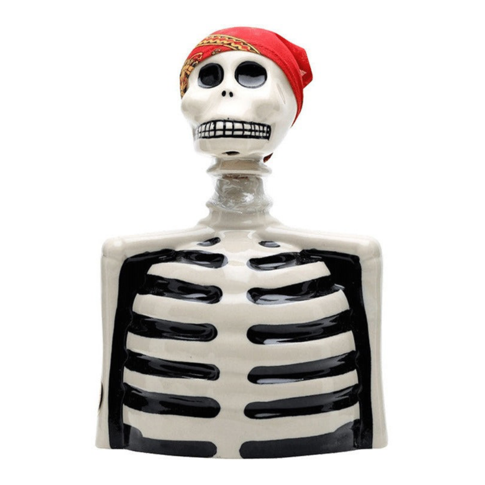 Skelly Blanco Tequila 750ml Gift with Glasses