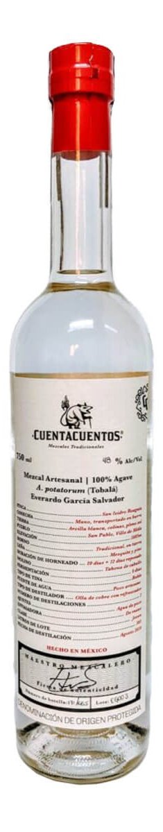 Cuentacuentos Tobala Mezcal Artesanal Everado Garcia 12x750m (Case only)
