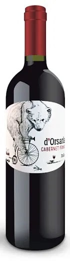 D'Orsaria "Bear" Cabernet Franc IGT 2020 12x750ml 2020 (Case only)