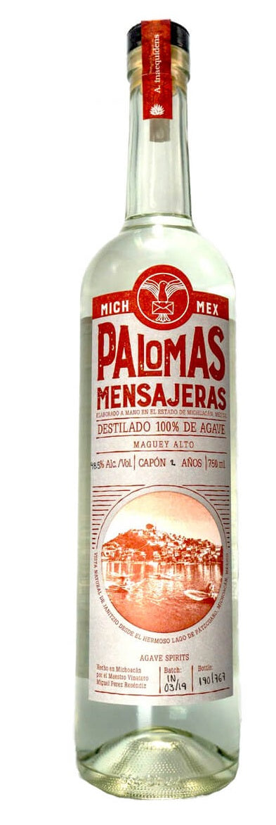 Destilado de Agave, Alto Capon, Palomas Mensajeras