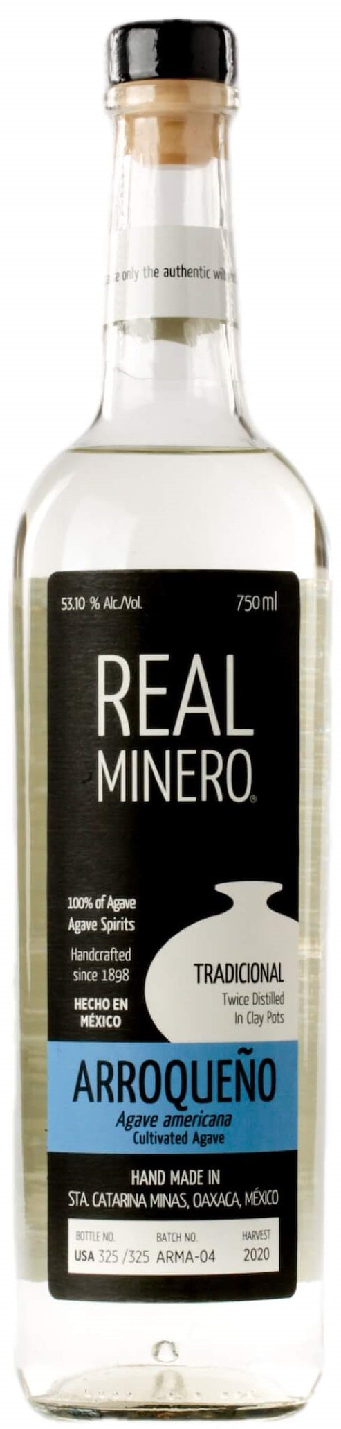 Destilado de Agave, Arroqueno Tradicional, Real Minero