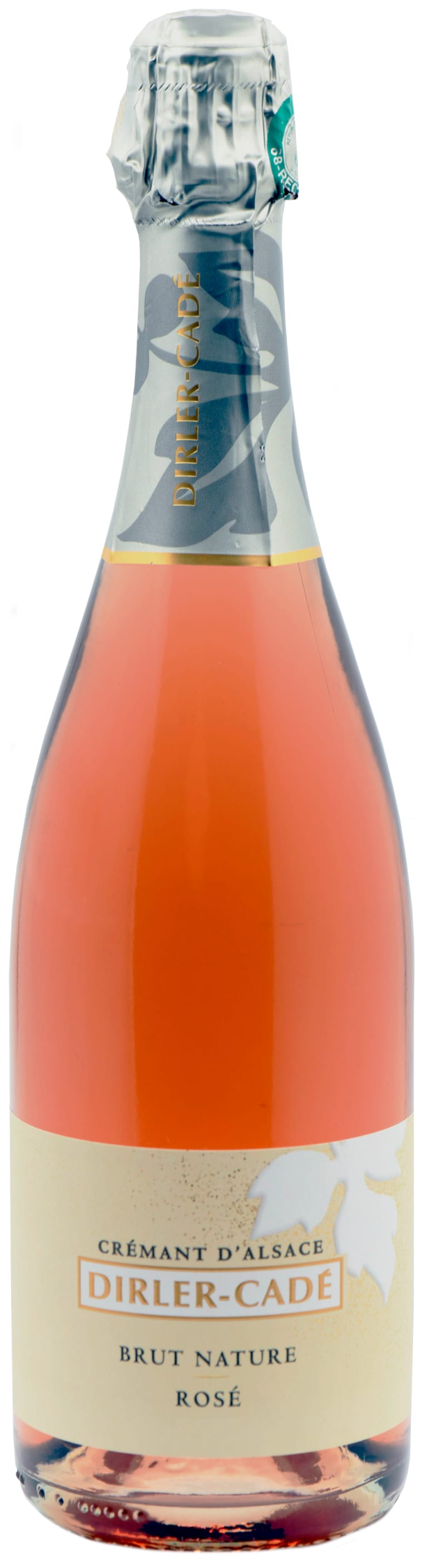 Dirler-Cade Cremant d'Alsace Brut Nature Rose 2018 12x750ml 2018 (Case only)