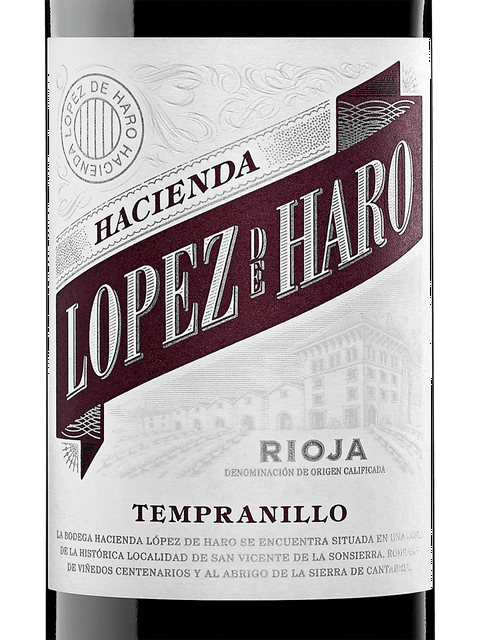 Vintae Luxury Wine Specialist, S.L.U. Hacienda Lopez De Haro - Tempranillo