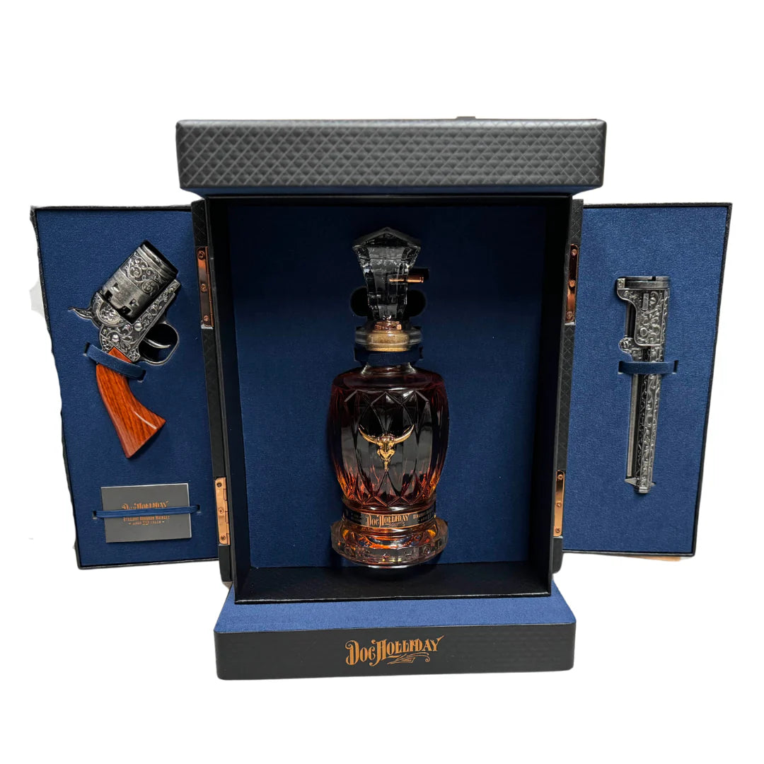 Doc Holliday Gift Set With Revolver Bourbon Whiskey