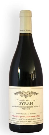Domaine Jean-Claude Marsanne ArdÃ¨che Syrah Mauve 2019 (Case only)