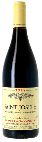 Domaine Jean-Claude Marsanne Saint-Joseph Red 2018 (Case only)
