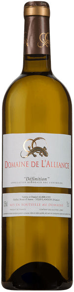 Domaine de l'Alliance Definition Bordeaux Blanc 2019