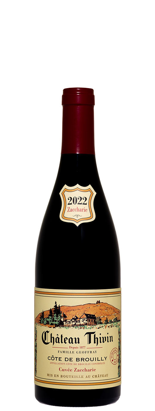 Thivin Chateau Cote De Brouilly Cuvee Zacharie 6 Cs 2024