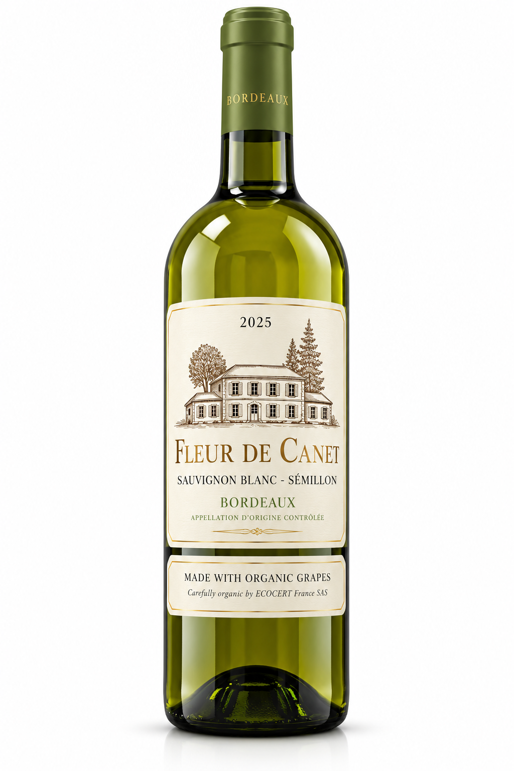 Fleur De Canet Bordeaux Blanc Organic 2025