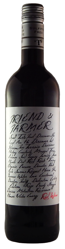 Friend &amp; Farmer Red Wine 2020  12x750ml 2020