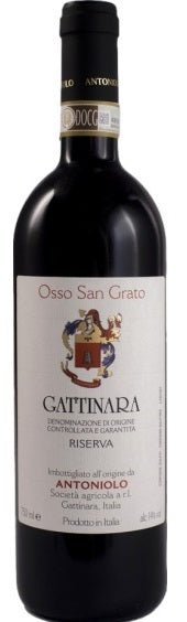 Gattinara Riserva 'Osso San Grato', Antoniolo 2018