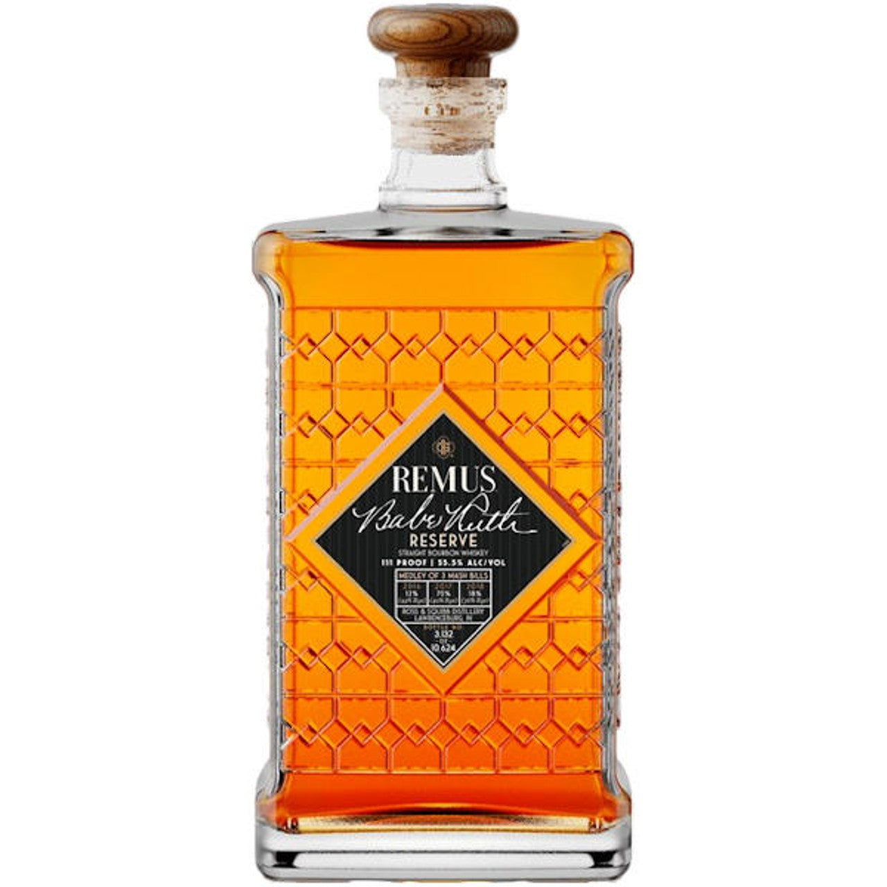 George Remus Babe Ruth Reserve Straight Bourbon Whiskey