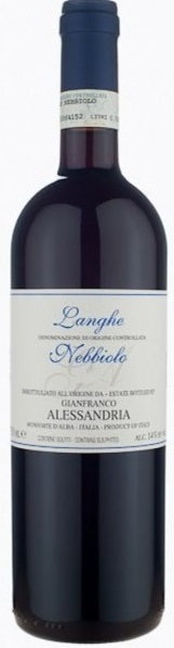 Gianfranco Alessandria Langhe Nebbiolo DOC 2019 12x750ml 2019 (Case only)