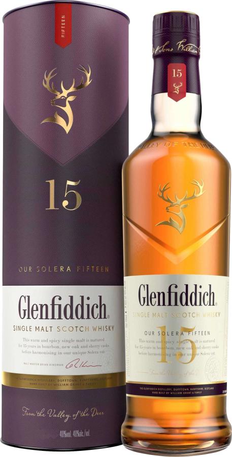 Glenfiddich Scotch Single Malt 15 Year Old