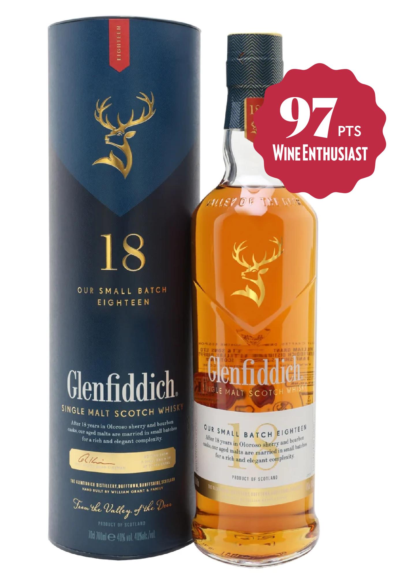 Glenfiddich Scotch Single Malt 18 Year Small Batch