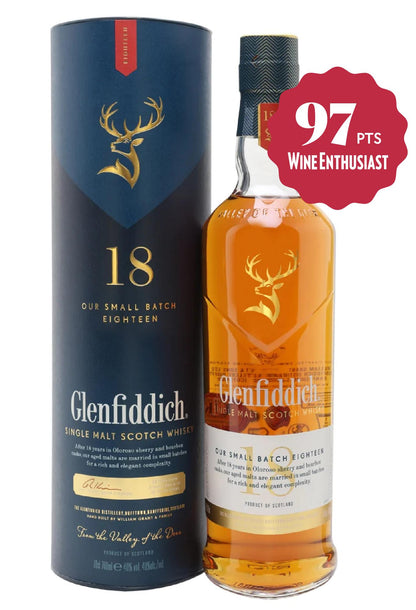 Glenfiddich Scotch Single Malt 18 Year Small Batch