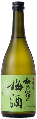 Green Tea Umeshu, Plum Liqueur, Umenoyado
