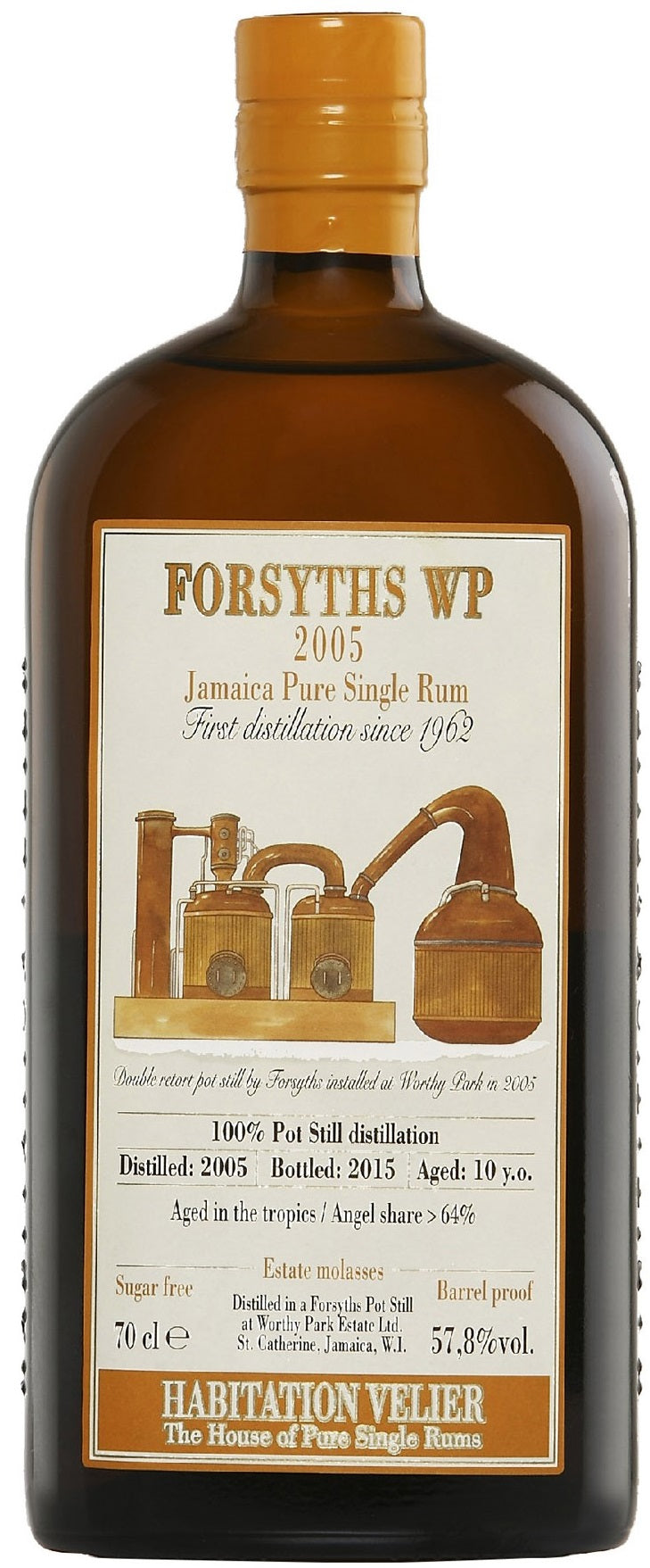 Habitation Velier Forsyths WP Pure Single Rum Jamaica 2005