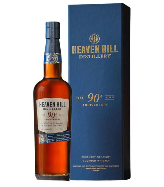 Heaven Hill 90th Anniversary Historic Tribute Bourbon Old Kentucky Straight Bourbon Whiskey