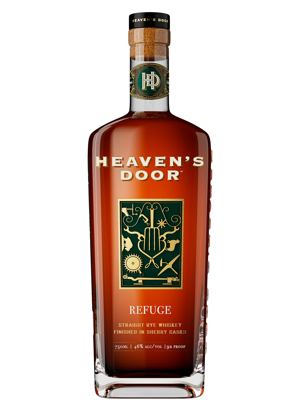 Heaven's Door Refuge Straight Rye Whiskey Finished In Sherry Cask