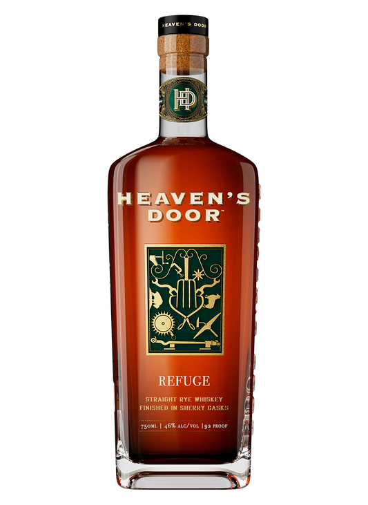 Heaven's Door Refuge Straight Rye Whiskey Finished In Sherry Cask