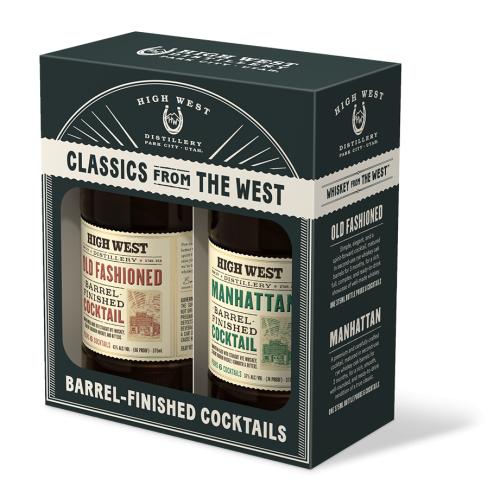 High West Barrel Finished Cocktails Gift 375ML