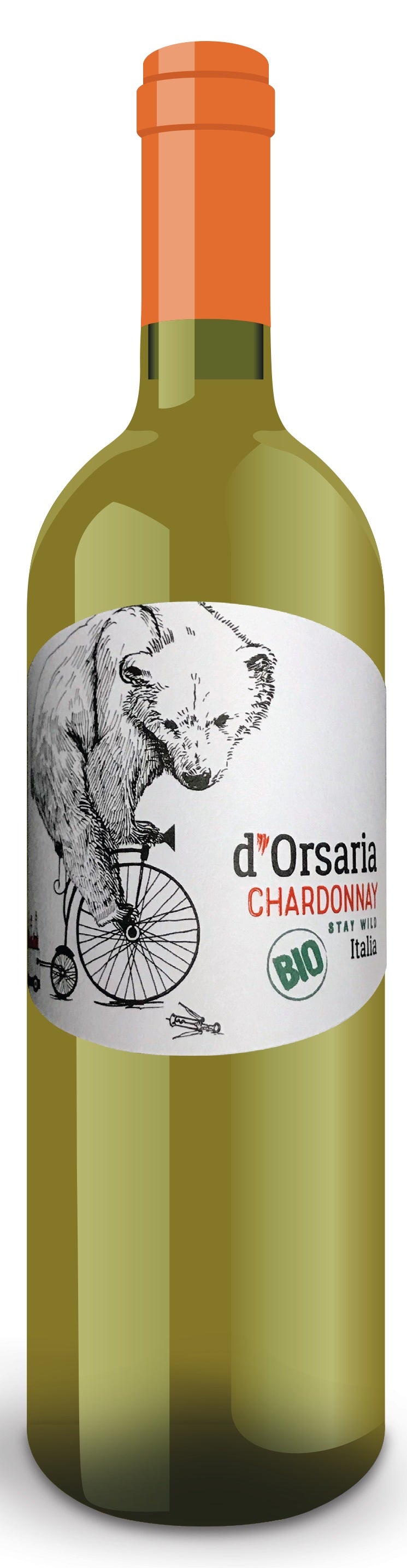 D'Orsaria "Bear" Bio Chardonnay IGT 2019 12x750ml 2019