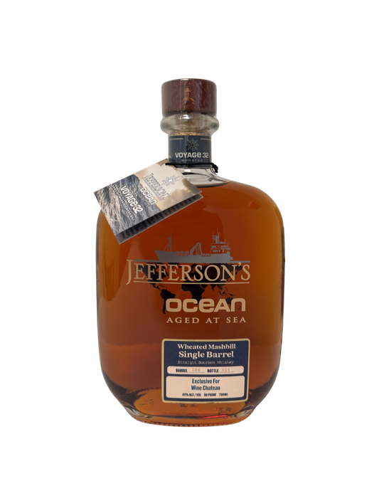 Jeffersons Ocean Wheated Single Barrel Bourbon-Wine Chateau Exclusiv