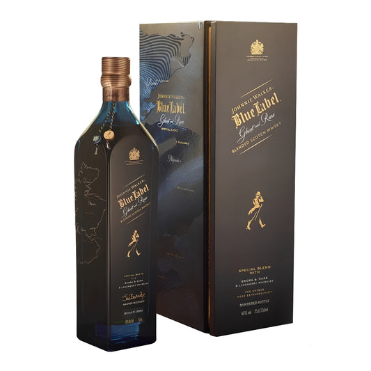 Johnnie Walker Blue Label Scotch Whisky bottle