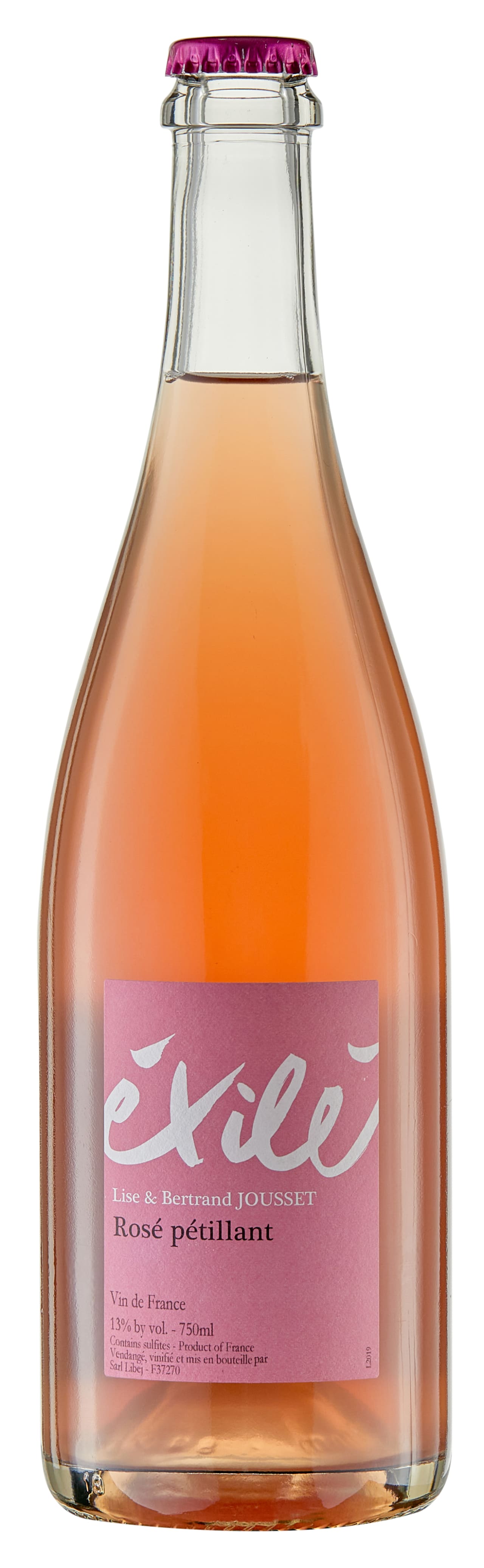 Jousset Exile Rose Pet-Nat 2021 12x750ml 2021 (Case only)